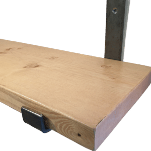 pine colour wood shelving
