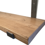 light oak colour wood shelving