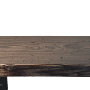 Distrssed Ebony colour wood shelving
