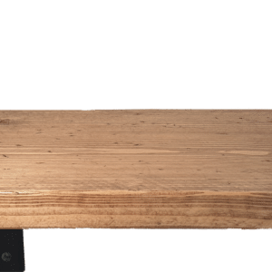 Light oak distressed wood shelving
